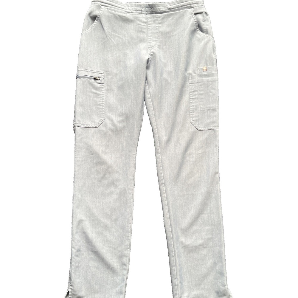 Figs Scrub Pants Womens S Blue Technical Cargo Medical Nursing Workwear Uniform